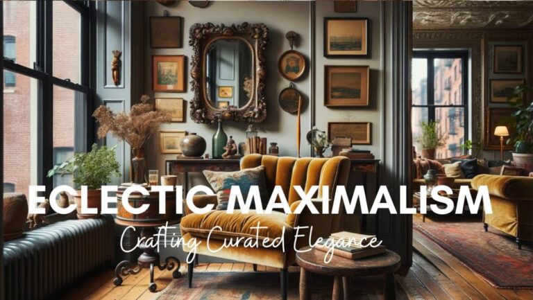 eclectic maximalist interior design