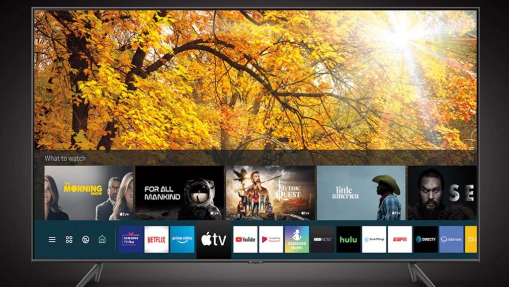 samsung smart tv home screen